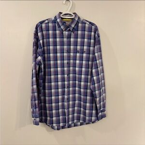 Wrangler George Strait button up long sleeve 100% Cotton